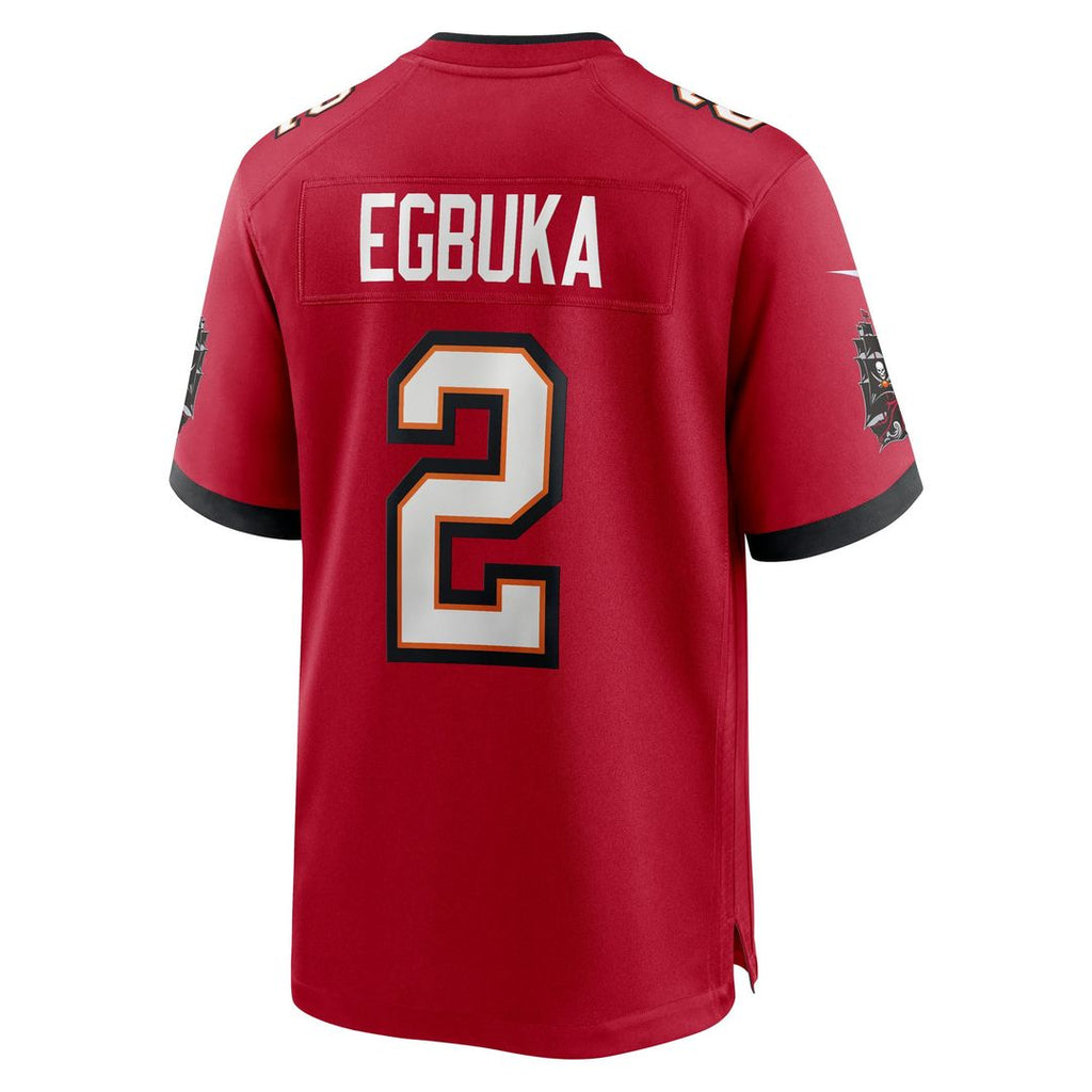 Tampa Bay Buccaneers Emeka Egbuka Nike Red Game Jersey
