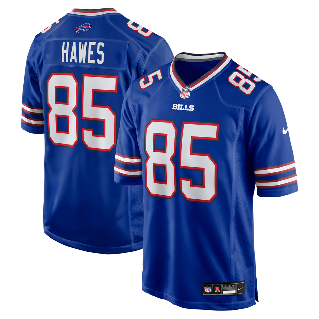 Buffalo Bills Jackson Hawes Nike Royal Game Jersey