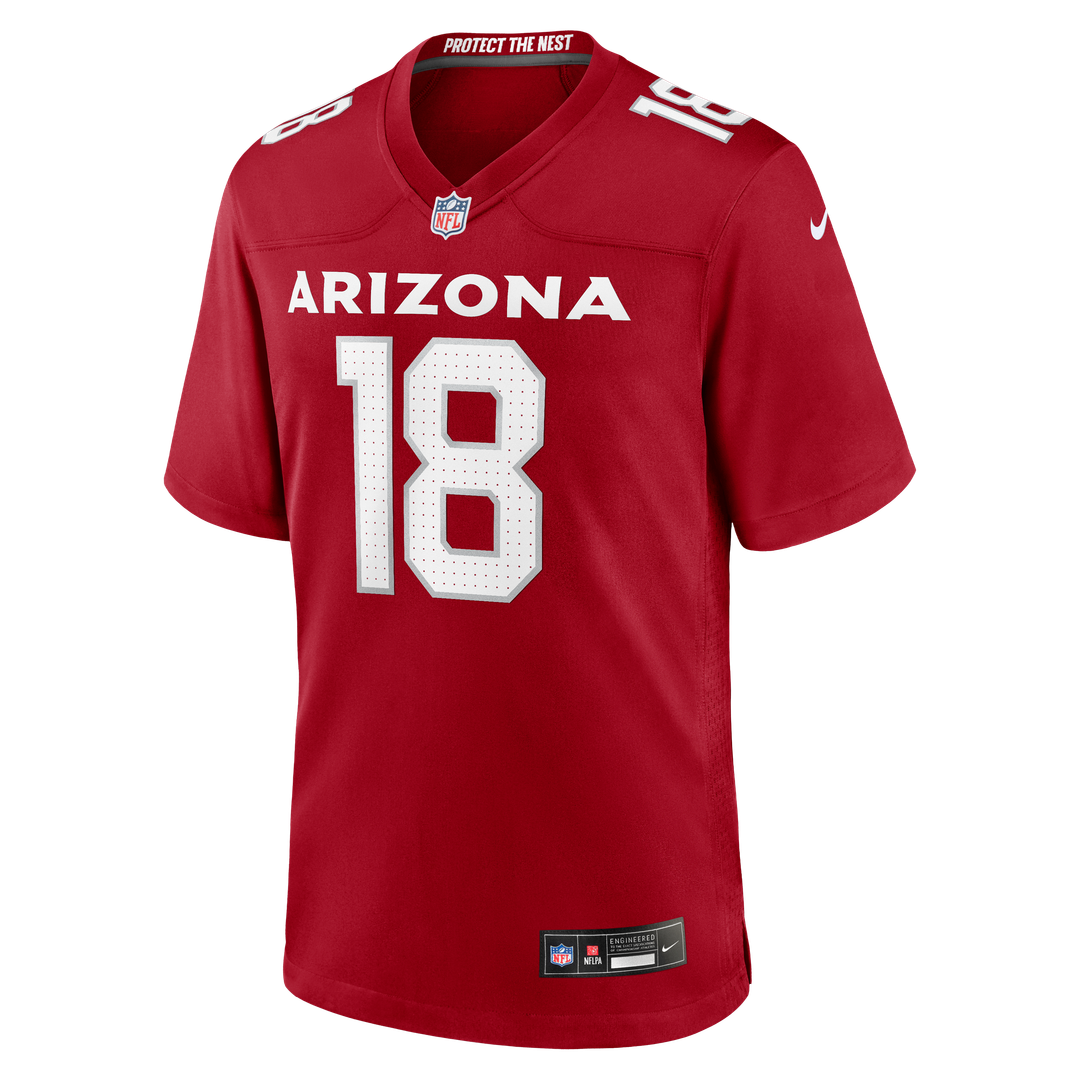 Arizona Cardinals Marvin Harrison Jr. Nike Cardinal Game Jersey