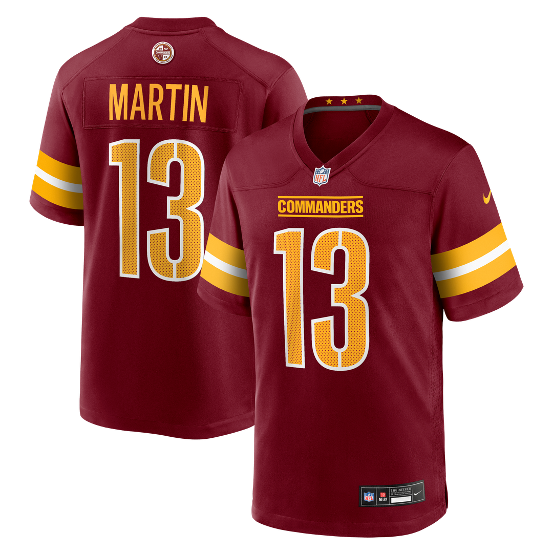 Washington Commanders Tay Martin Nike Burgundy Game Jersey