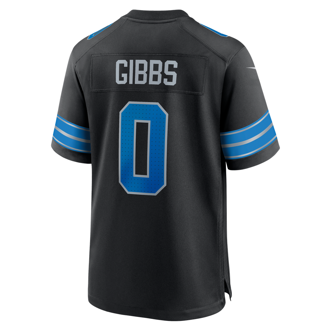 Detroit Lions Jahmyr Gibbs Nike White Game Jersey