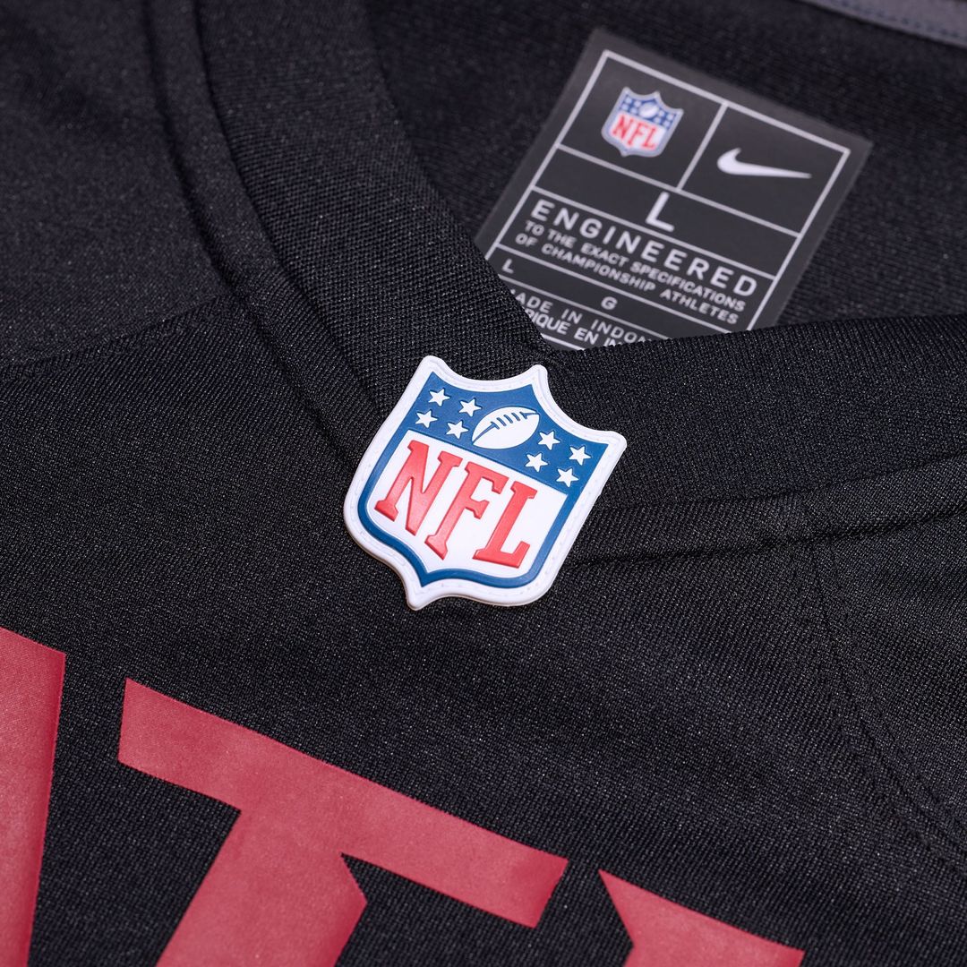 Atlanta Falcons Charlie Woerner Nike Black Game Jersey