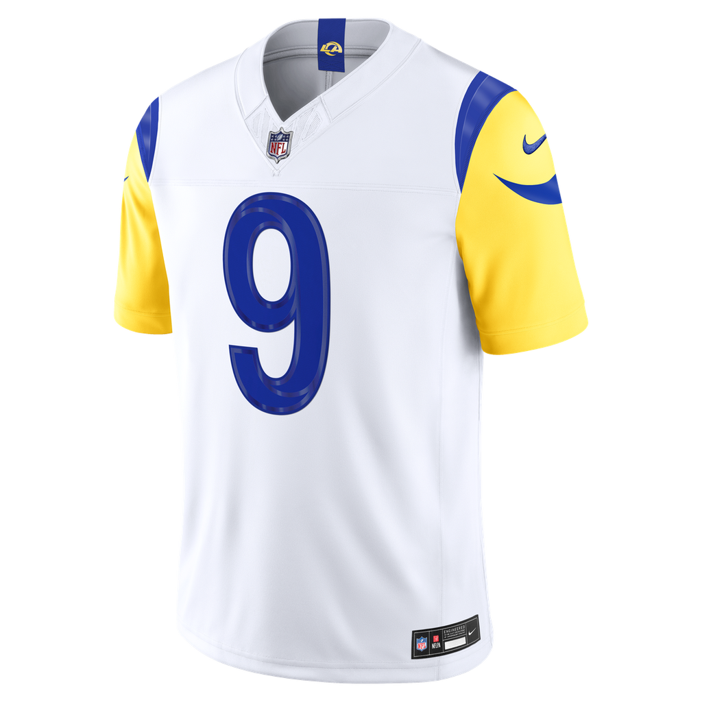 Los Angeles Rams Matthew Stafford Nike White Vapor FUSE Stitched Limited Jersey