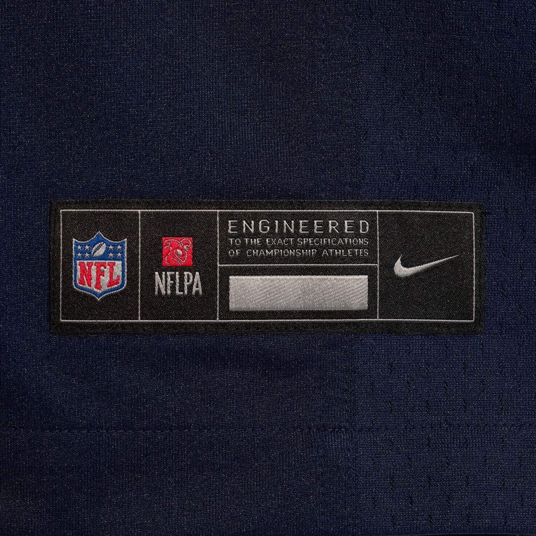 Dallas Cowboys Jake Ferguson Nike Navy Game Jersey