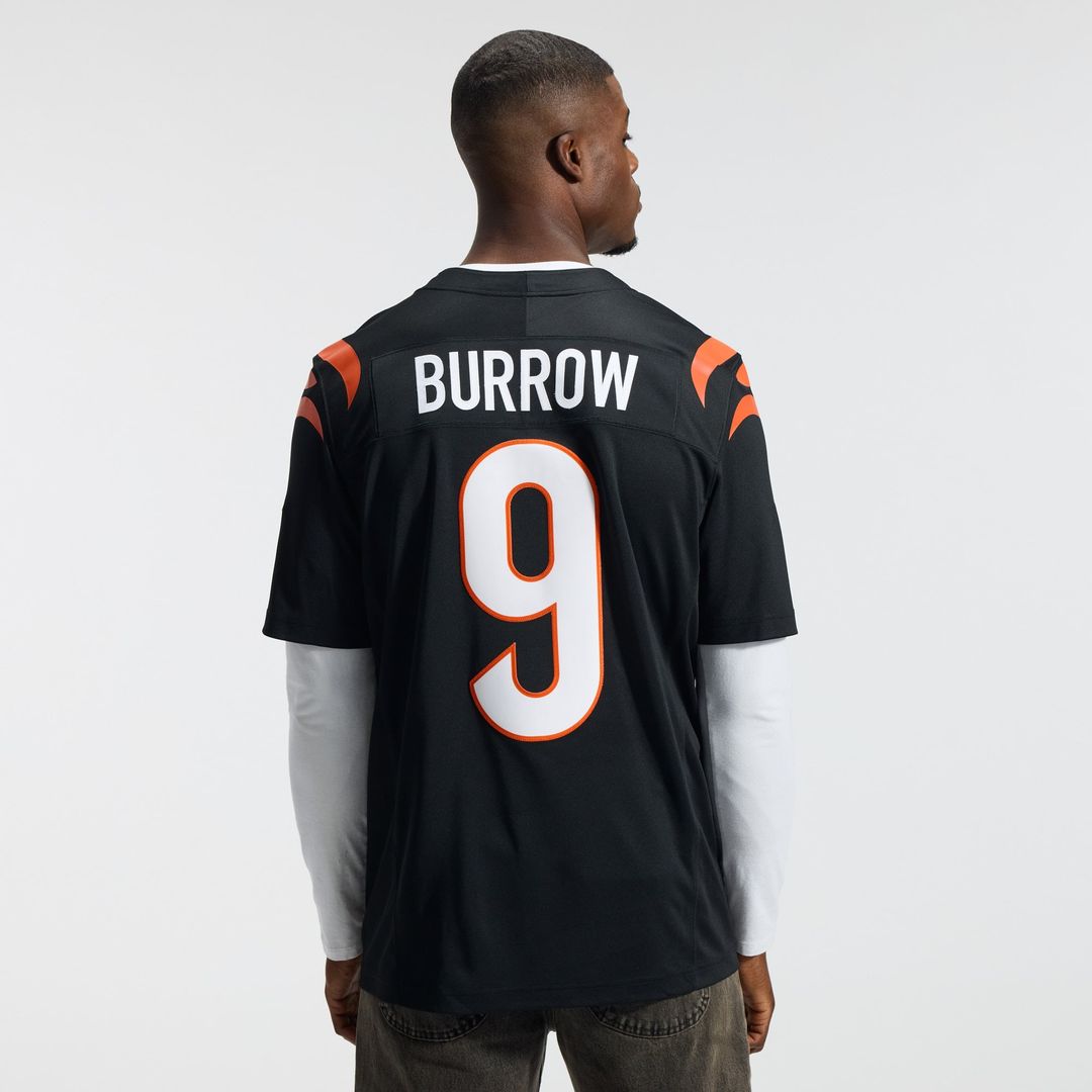 Cincinnati Bengals Joe Burrow Nike Orange Alternate Vapor FUSE Stitched Limited Jersey