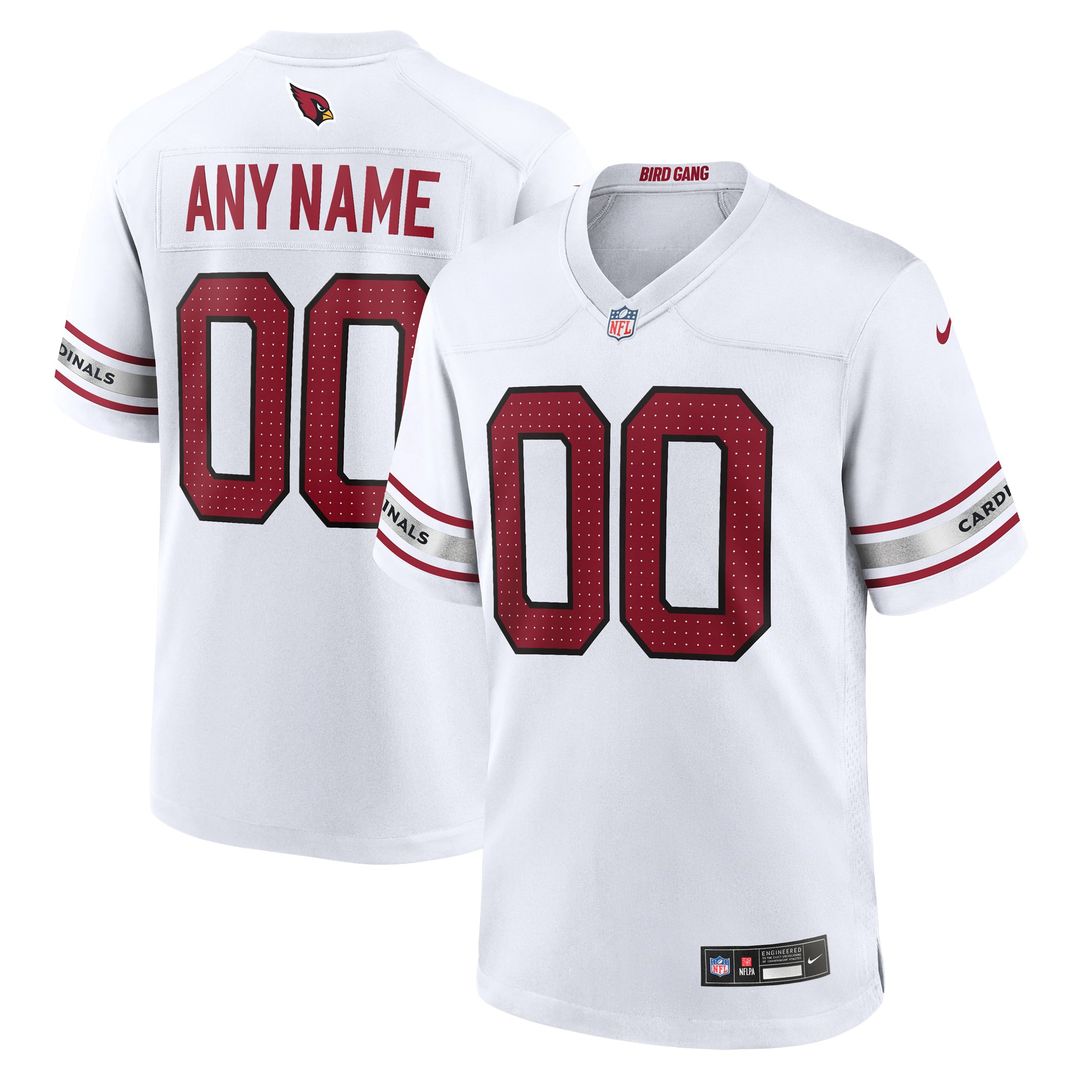 Arizona Cardinals Nike Black Alternate Custom Jersey
