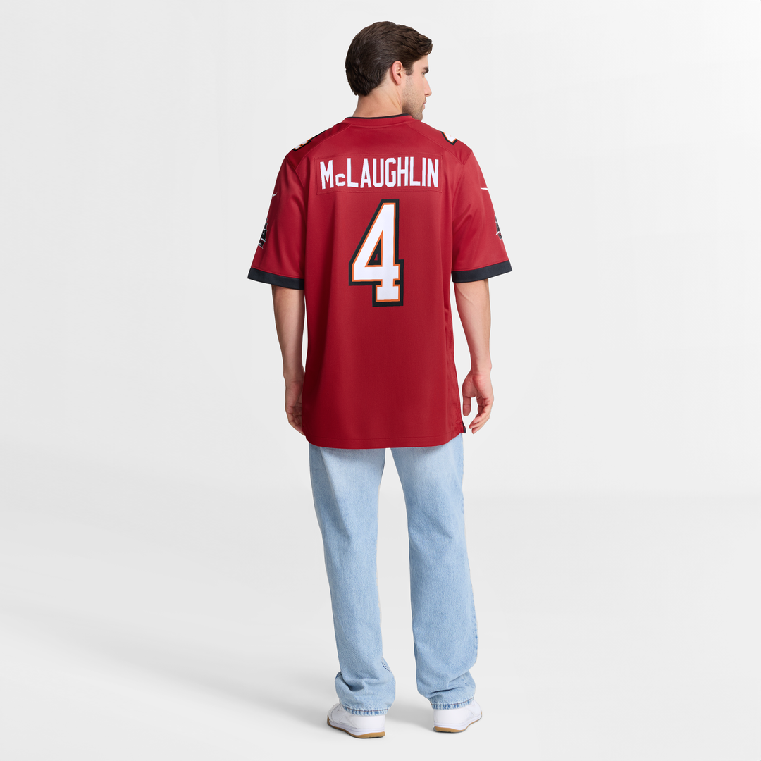 Tampa Bay Buccaneers Chase McLaughlin Nike Red Game Jersey