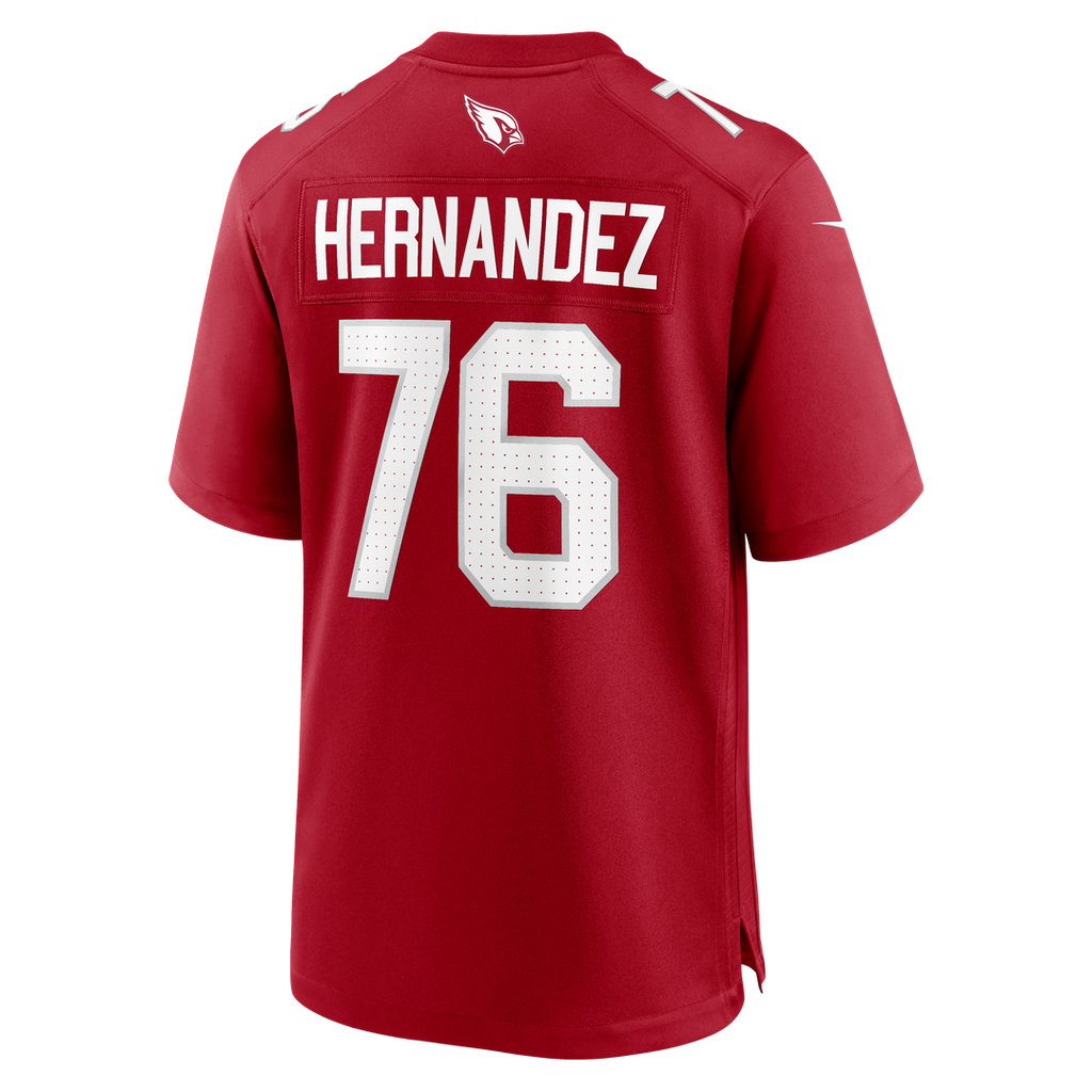 Arizona Cardinals Will Hernandez Nike Cardinal Game Jersey
