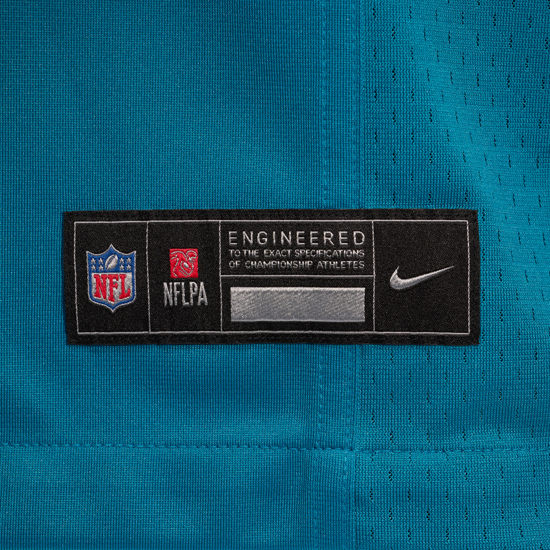 Jacksonville Jaguars Danny Striggow Nike Teal Game Jersey