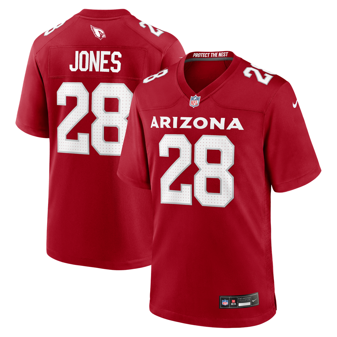Arizona Cardinals Elijah Jones Nike Cardinal Game Jersey