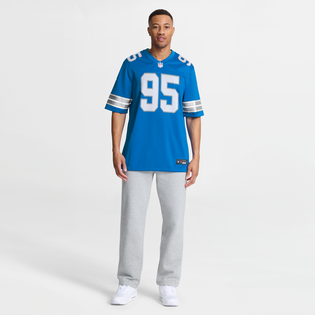 Detroit Lions Mathieu Betts Nike Blue Game Jersey
