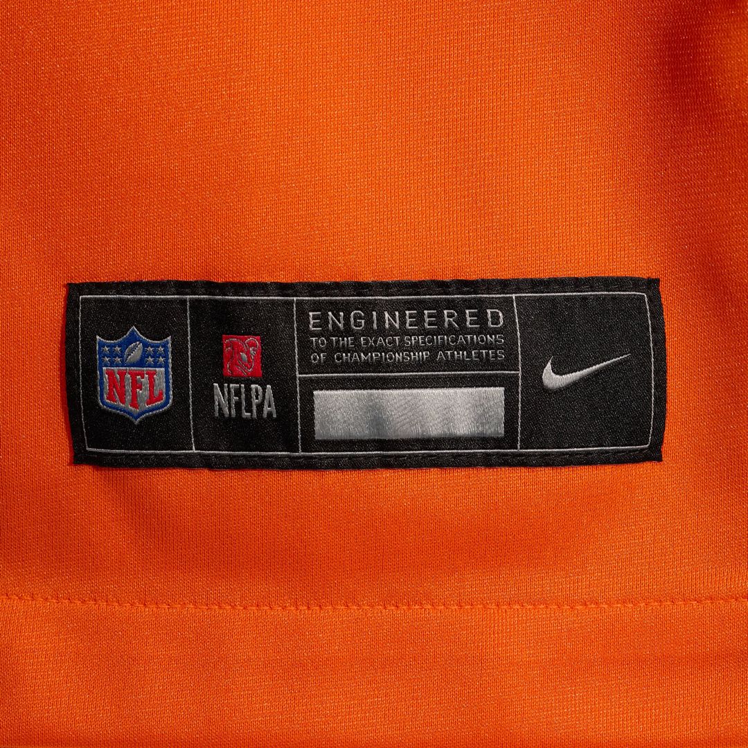 Denver Broncos JL Skinner Nike Orange Game Jersey