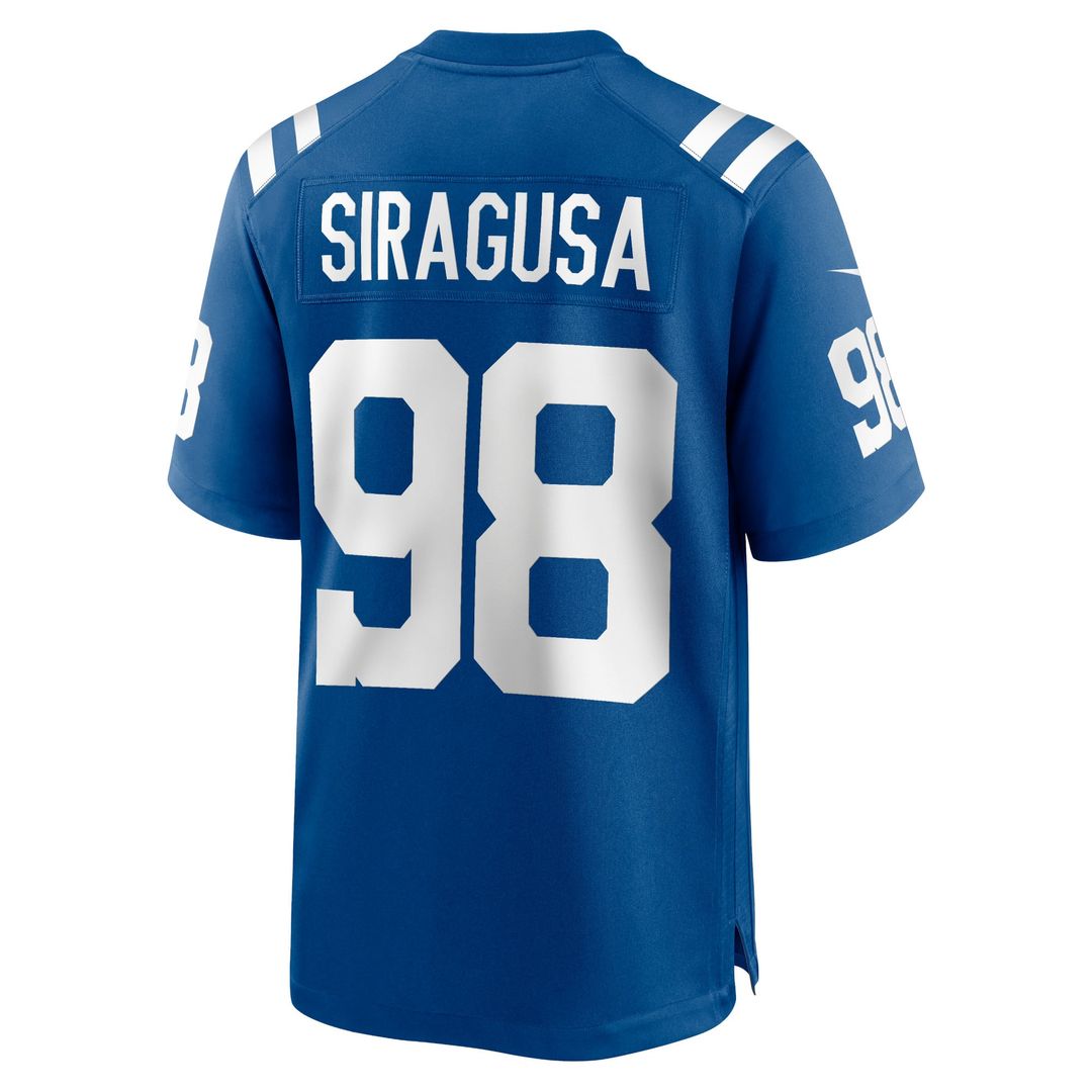 Indianapolis Colts Tony Siragusa Nike Royal Retired Player Game Jersey