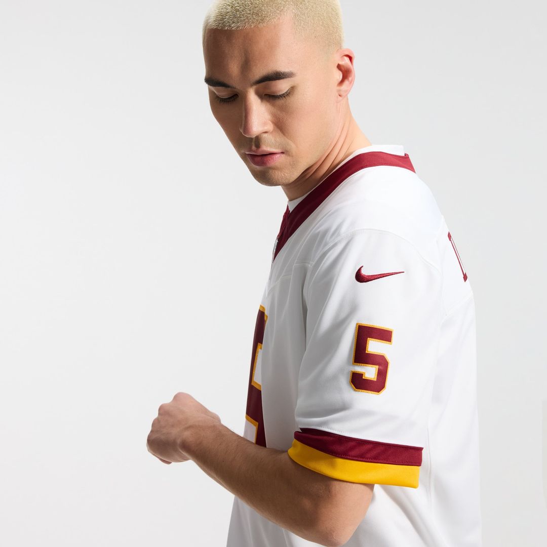 Washington Commanders Jayden Daniels Nike Burgundy Team Vapor FUSE Stitched Limited Jersey