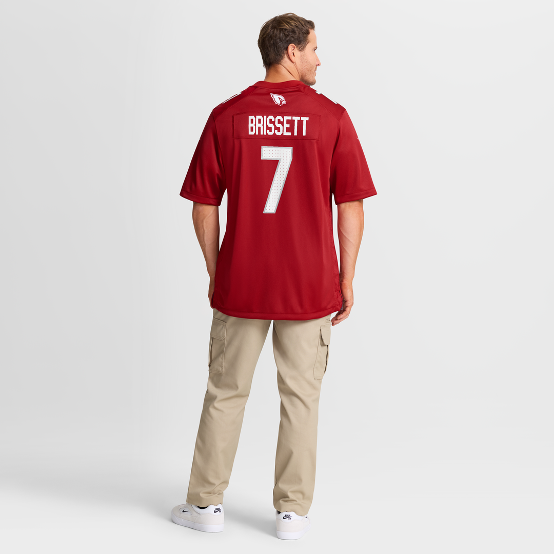 Arizona Cardinals Jacoby Brissett Nike Cardinal Game Jersey