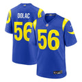 Los Angeles Rams Shaun Dolac Nike Royal Game Jersey