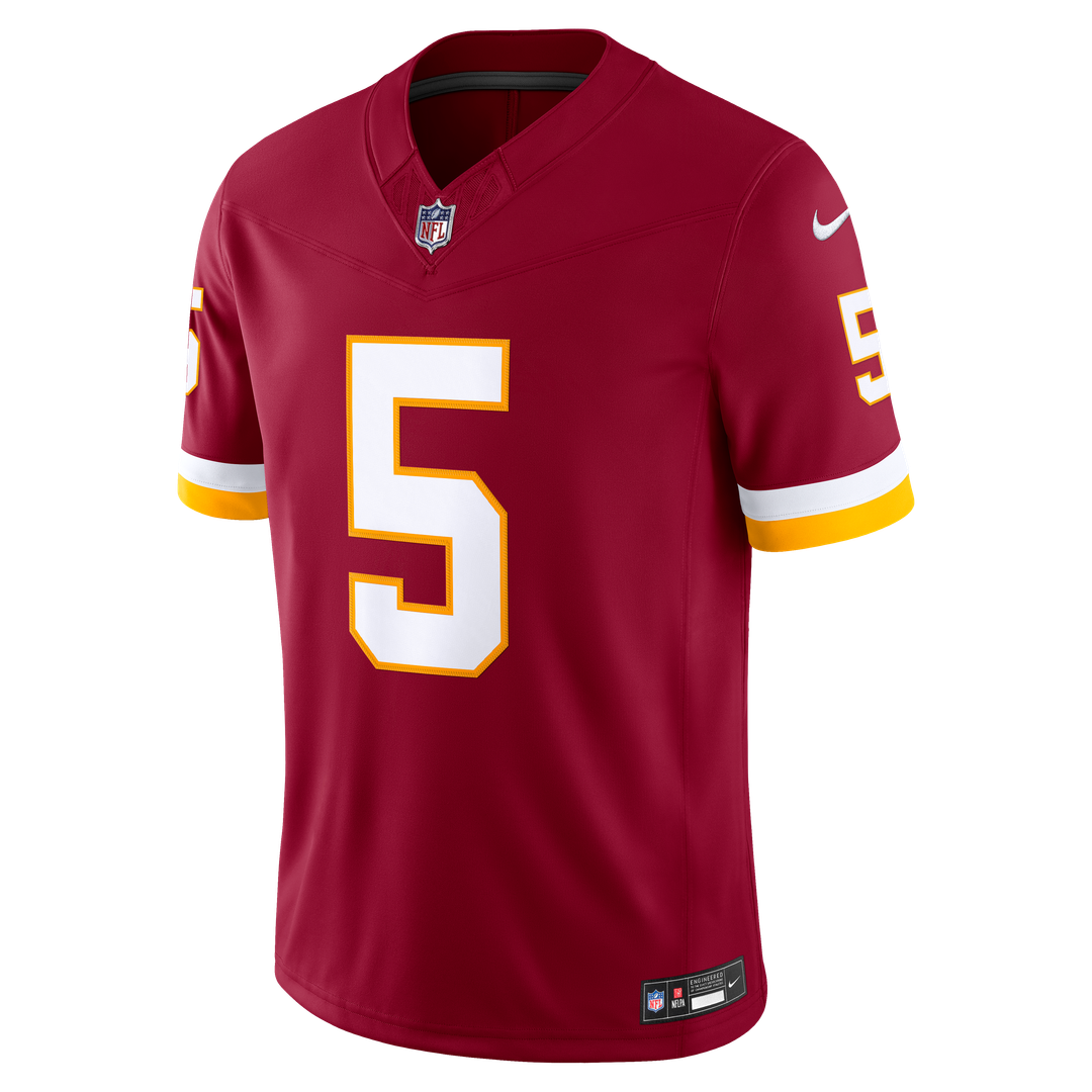 Washington Commanders Jayden Daniels Nike Burgundy Team Vapor FUSE Stitched Limited Jersey