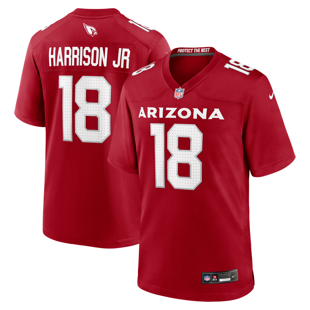 Arizona Cardinals Marvin Harrison Jr. Nike Cardinal Game Jersey