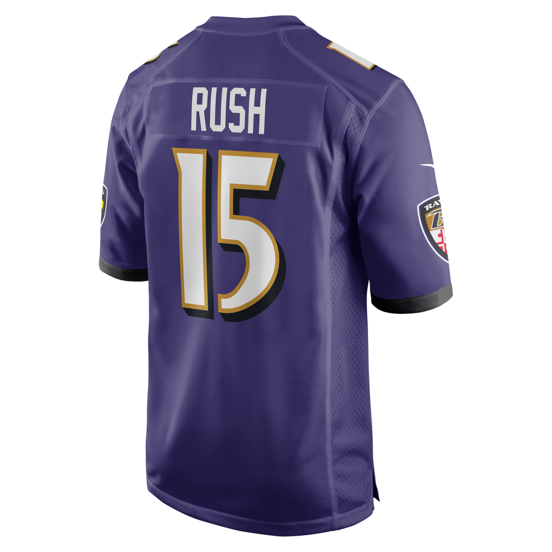 Baltimore Ravens Cooper Rush Nike Purple Game Jersey