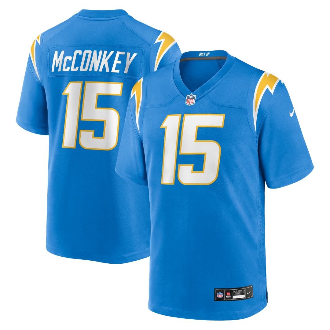 Los Angeles Chargers Ladd McConkey Nike Powder Blue Game Jersey