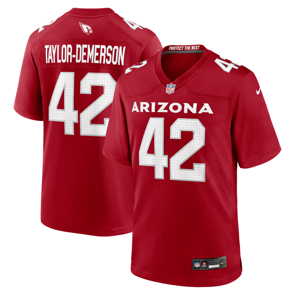 Arizona Cardinals Dadrion Taylor - Demerson Nike Cardinal Game Jersey