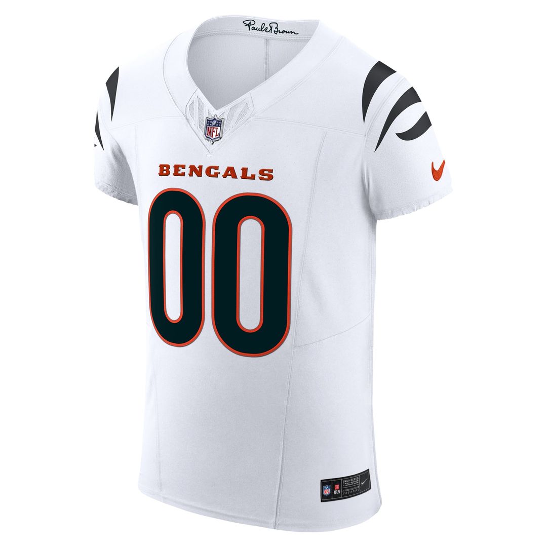 Cincinnati Bengals Nike White Vapor FUSE Elite Custom Jersey