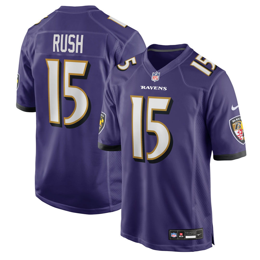 Baltimore Ravens Cooper Rush Nike Purple Game Jersey