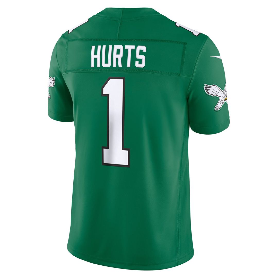 Philadelphia Eagles Jalen Hurts Nike Black Alternate Vapor FUSE Stitched Limited Jersey