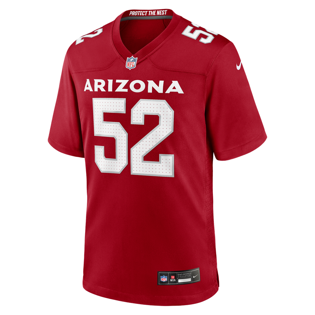 Arizona Cardinals Jordan Burch Nike Cardinal Game Jersey