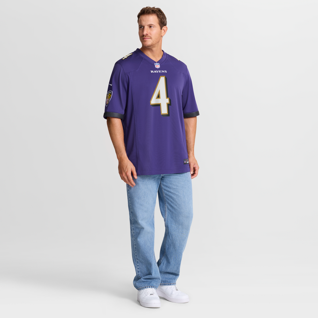 Baltimore Ravens Zay Flowers Nike Purple Game Jersey