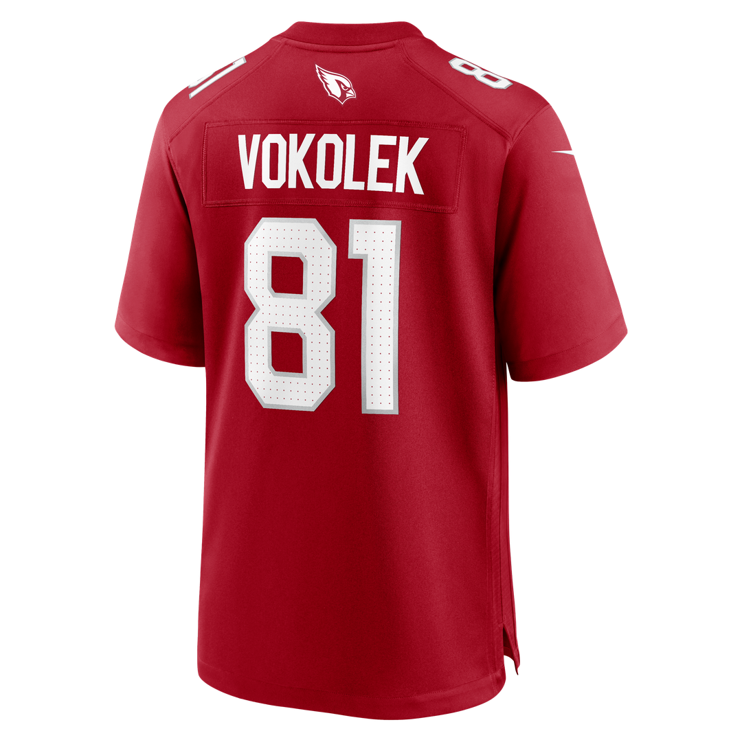 Arizona Cardinals Travis Vokolek Nike Cardinal Game Jersey