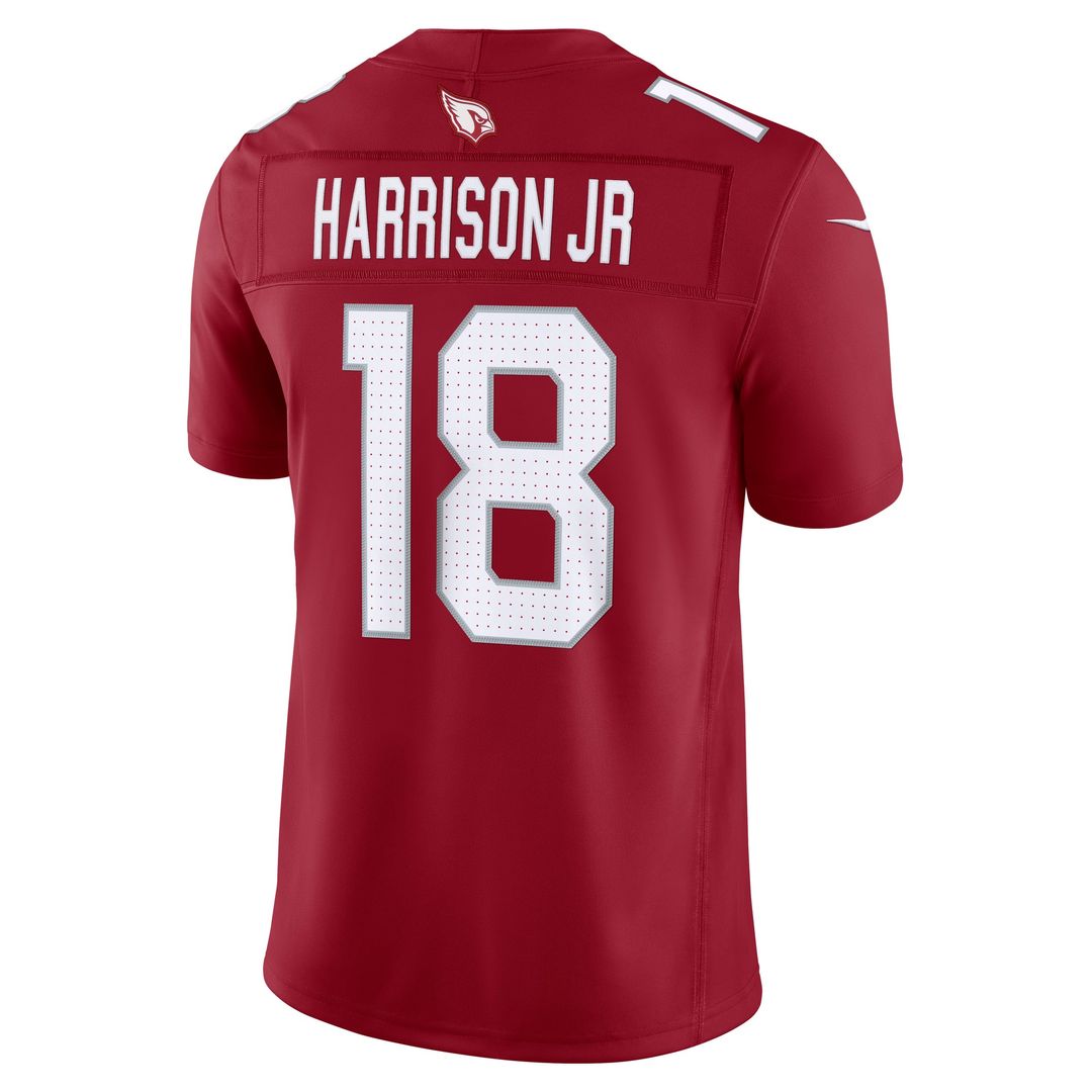 Arizona Cardinals Marvin Harrison Jr. Nike Cardinal Team Vapor FUSE Stitched Limited Jersey