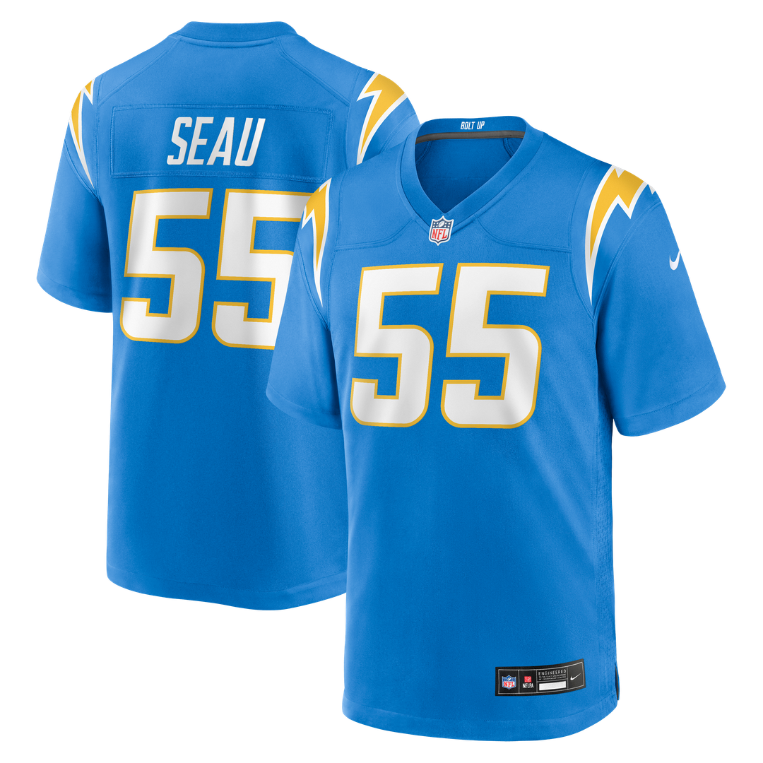 Los Angeles Chargers Junior Seau Nike Powder Blue Retired Player Game Jersey