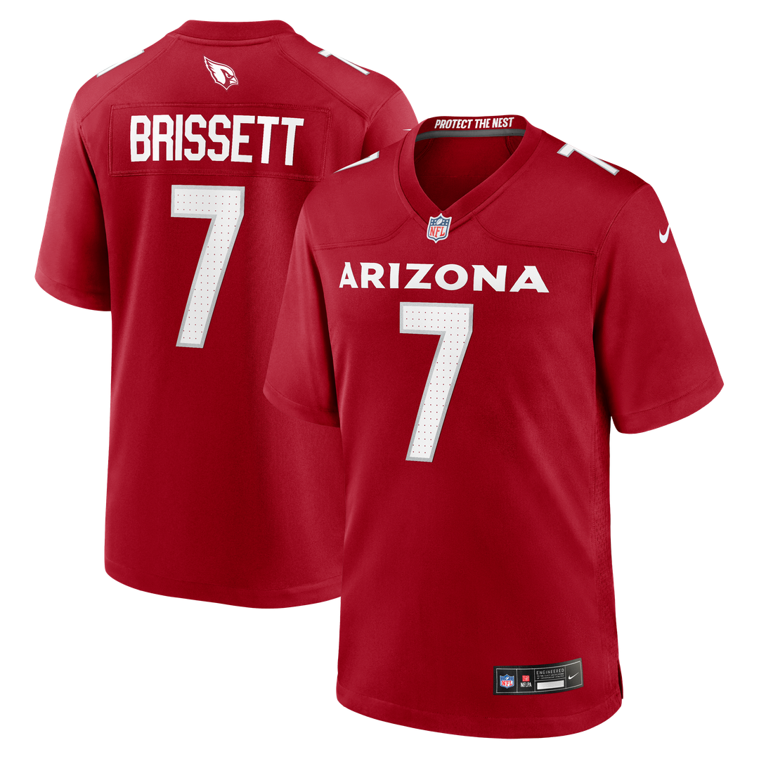 Arizona Cardinals Jacoby Brissett Nike Cardinal Game Jersey