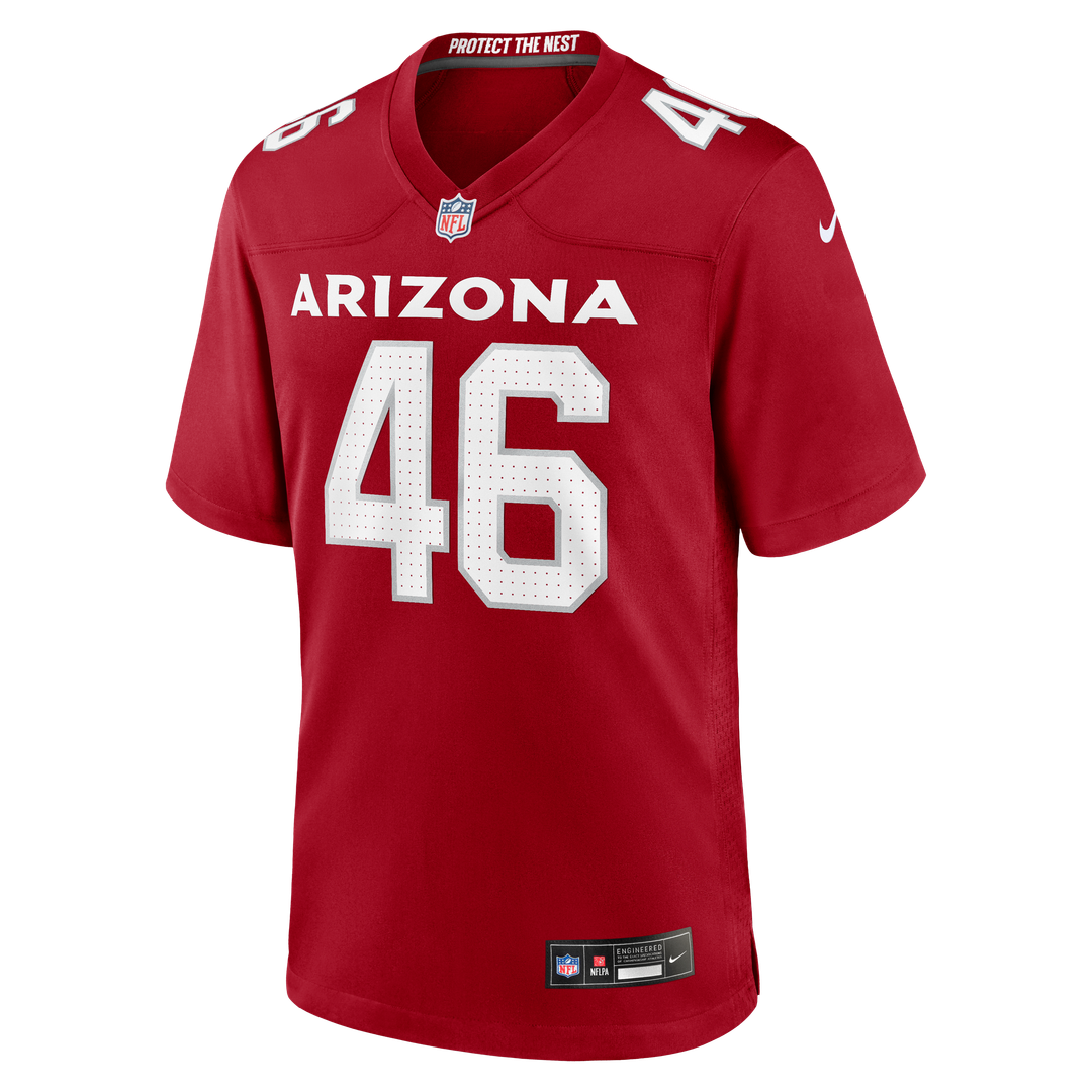 Arizona Cardinals Aaron Brewer Nike Cardinal Game Jersey