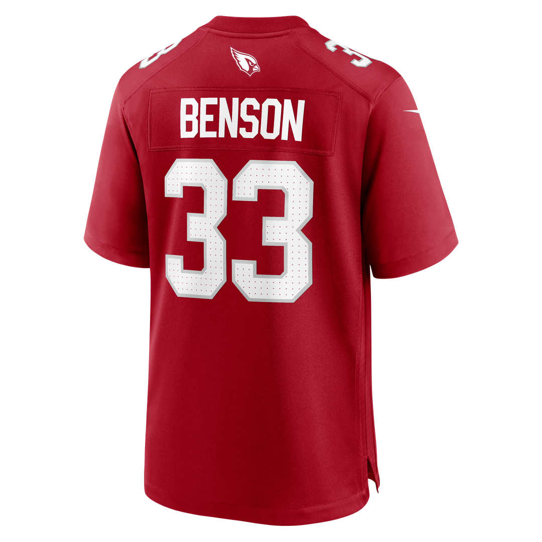 Arizona Cardinals Trey Benson Nike Cardinal Game Jersey