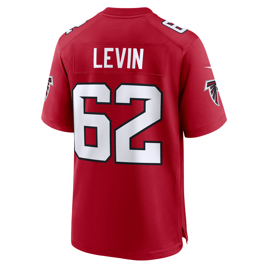 Atlanta Falcons Corey Levin Nike Red Game Jersey