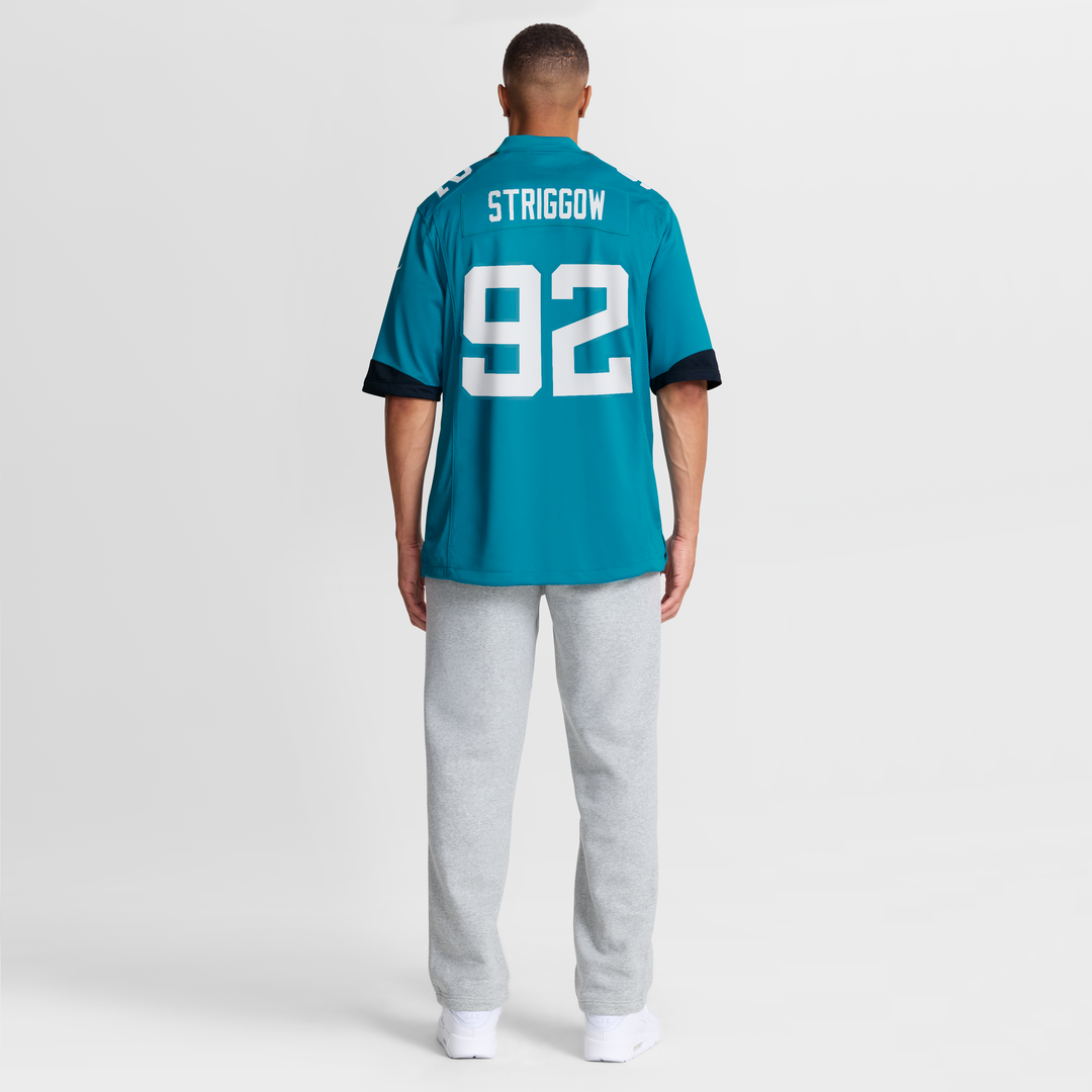 Jacksonville Jaguars Danny Striggow Nike Teal Game Jersey