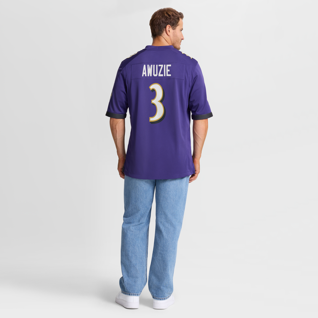Baltimore Ravens Chidobe Awuzie Nike Purple Game Jersey