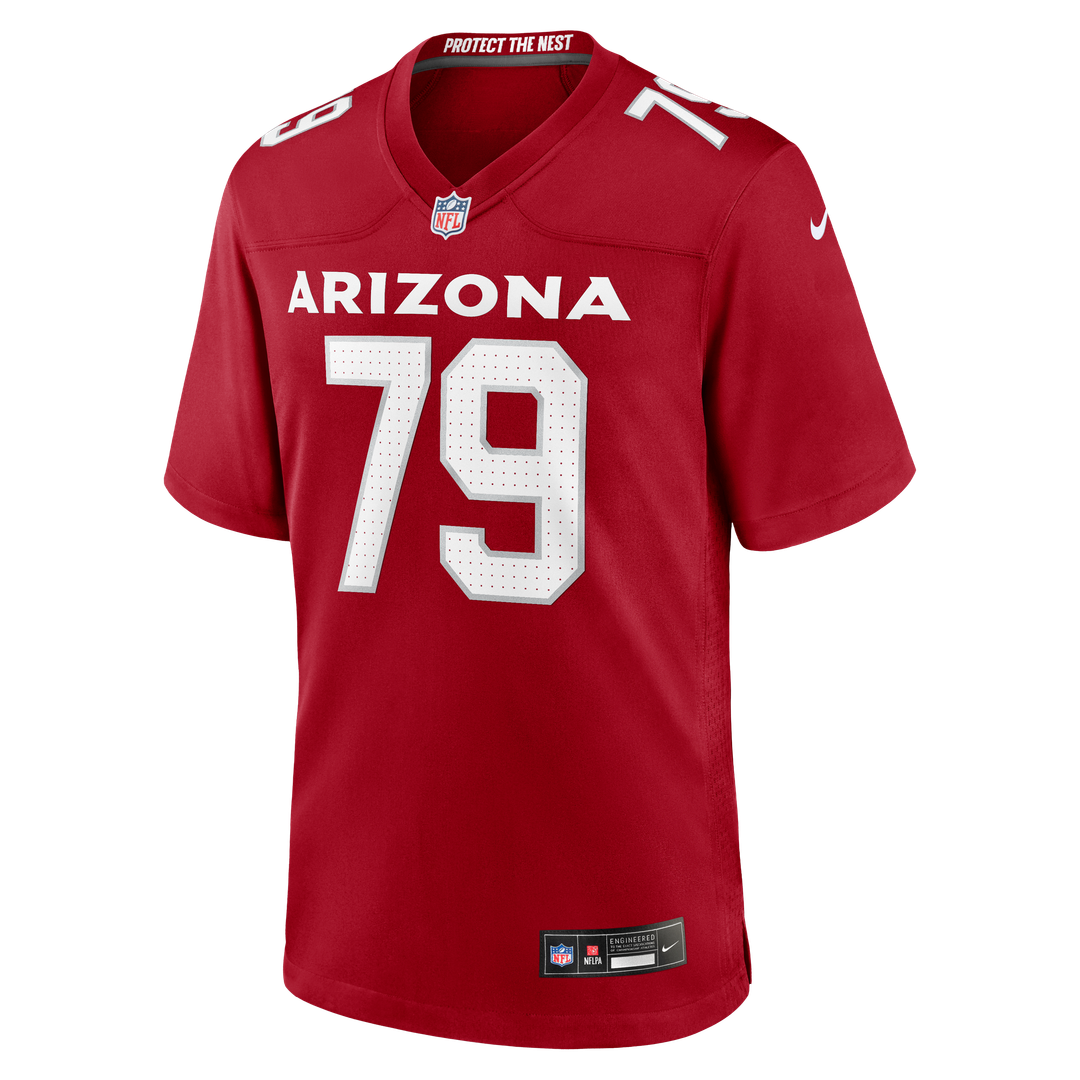 Arizona Cardinals PJ Mustipher Nike Cardinal Game Jersey