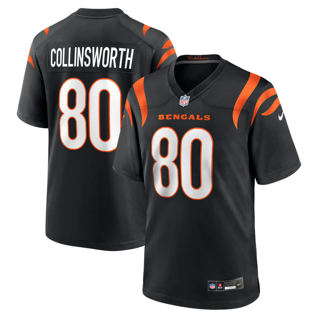 Cincinnati Bengals Cris Collinsworth Nike Black Team Retired Game Jersey