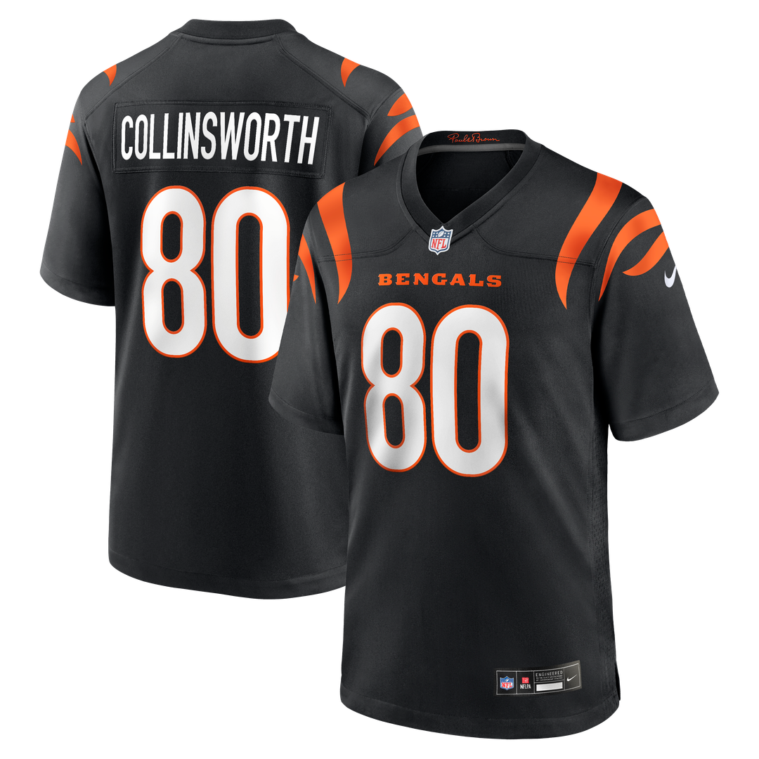 Cincinnati Bengals Cris Collinsworth Nike Black Team Retired Game Jersey