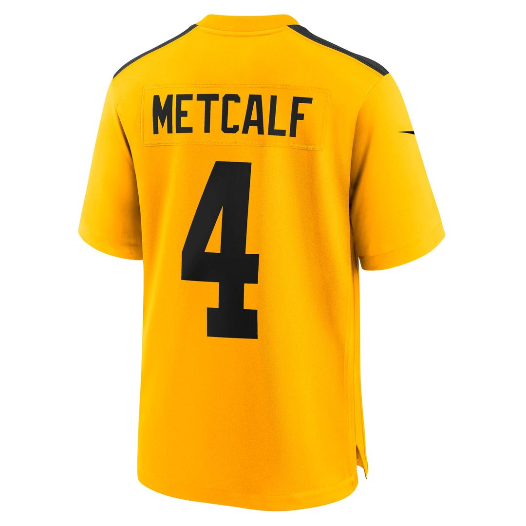 Pittsburgh Steelers DK Metcalf Nike Black Game Jersey