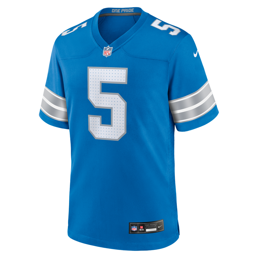 Detroit Lions Teddy Bridgewater Nike Blue Game Jersey
