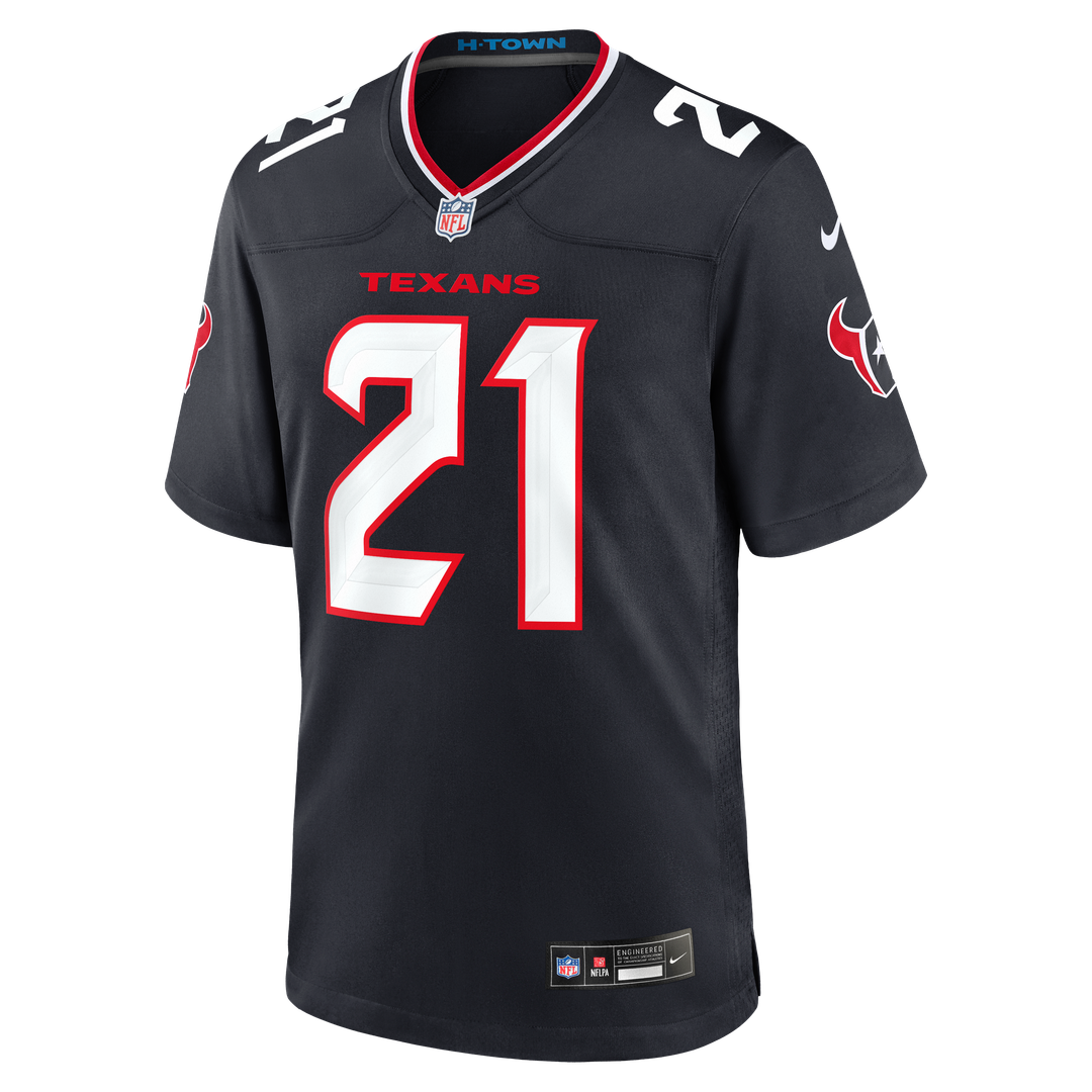 Houston Texans Nick Chubb Nike Navy Game Jersey