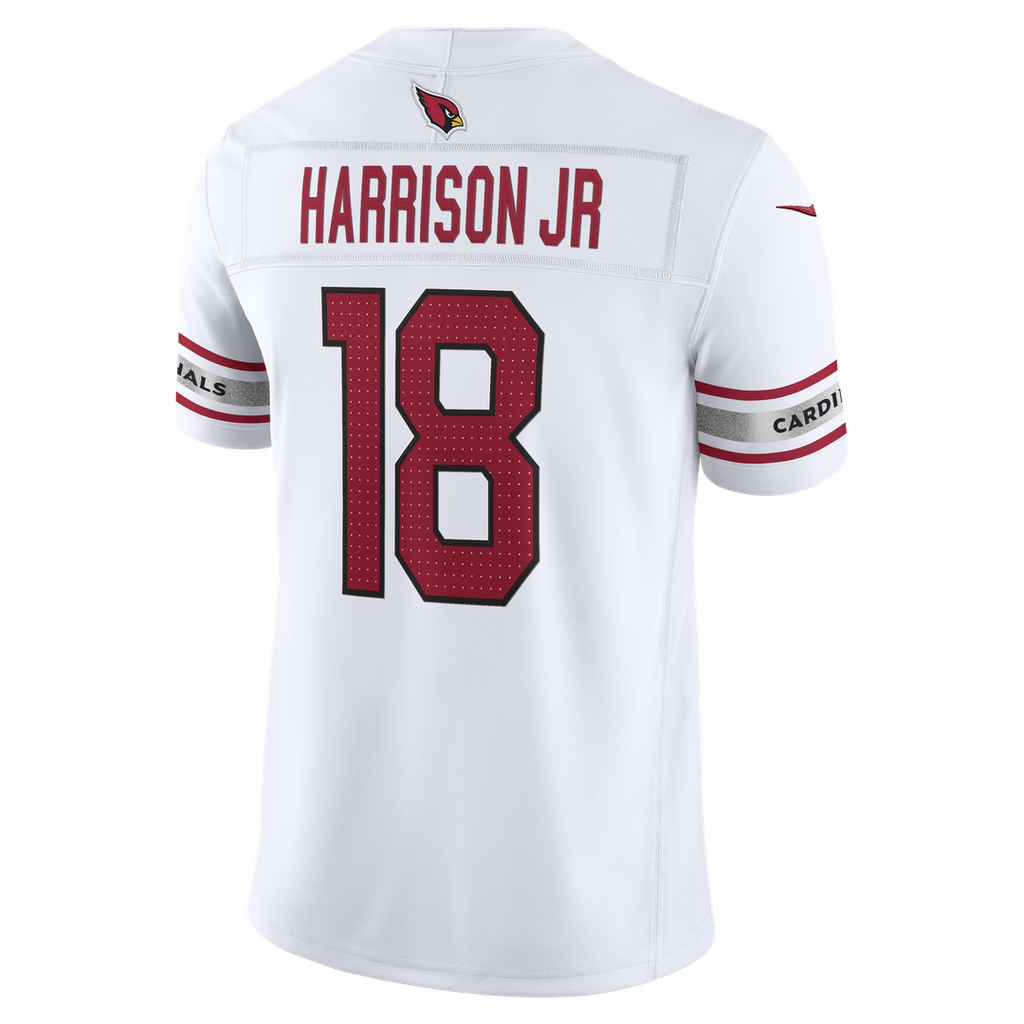 Arizona Cardinals Marvin Harrison Jr. Nike White Vapor FUSE Stitched Limited Jersey