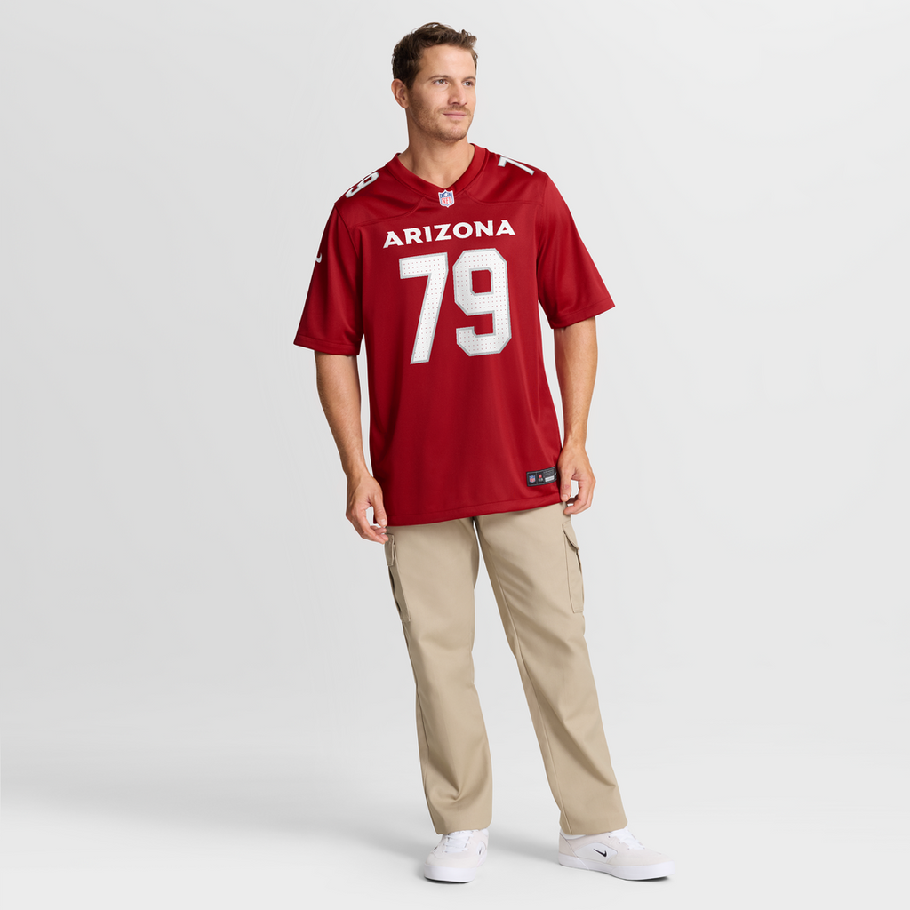 Arizona Cardinals PJ Mustipher Nike Cardinal Game Jersey