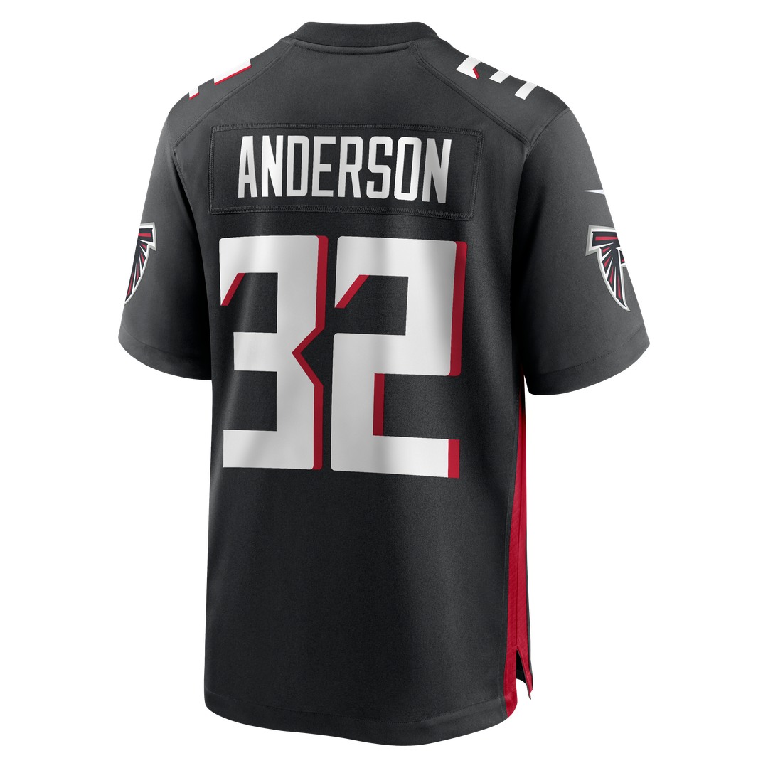Atlanta Falcons Jamal Anderson Nike Black Retired Player Game Jersey