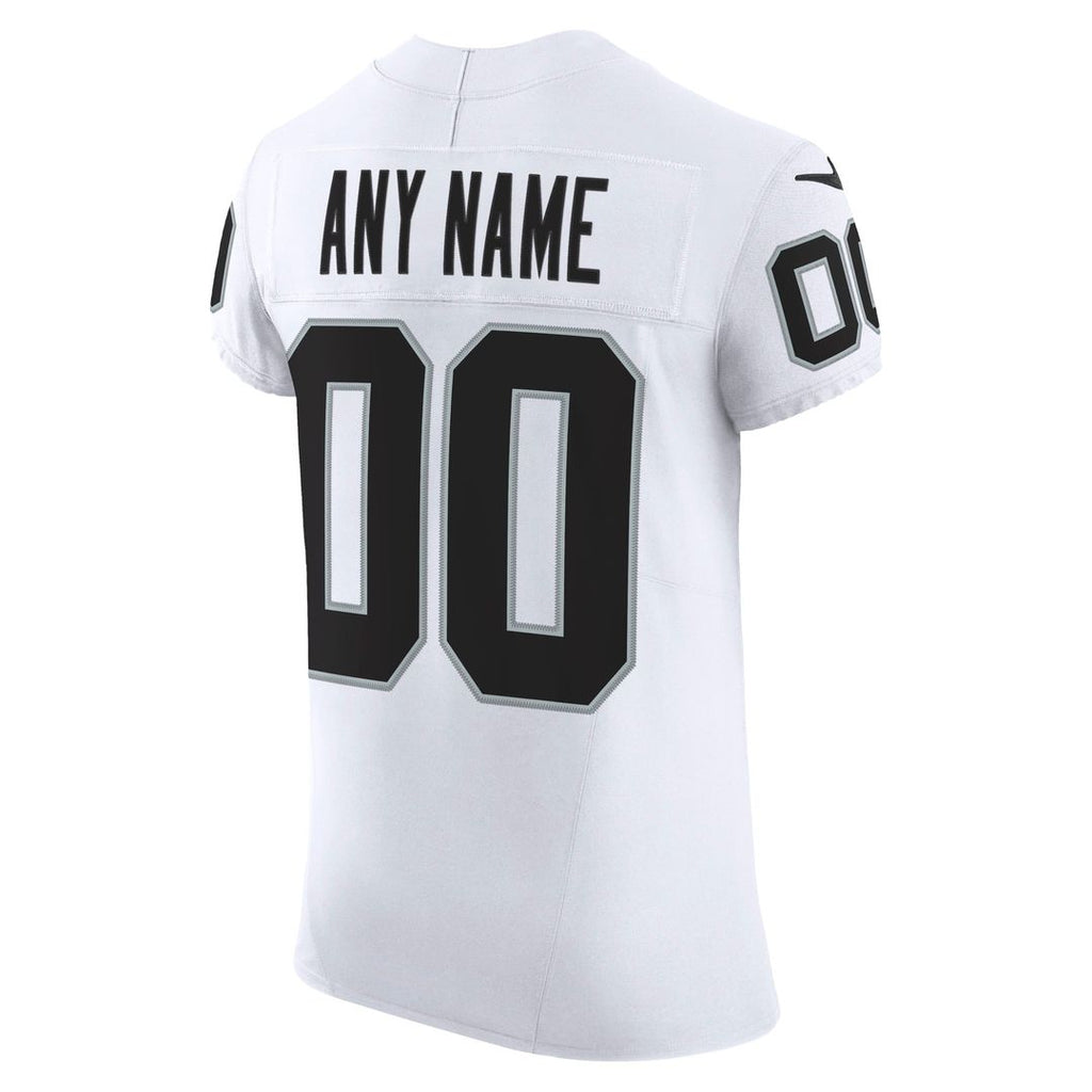 Las Vegas Raiders Nike White Vapor FUSE Elite Custom Jersey