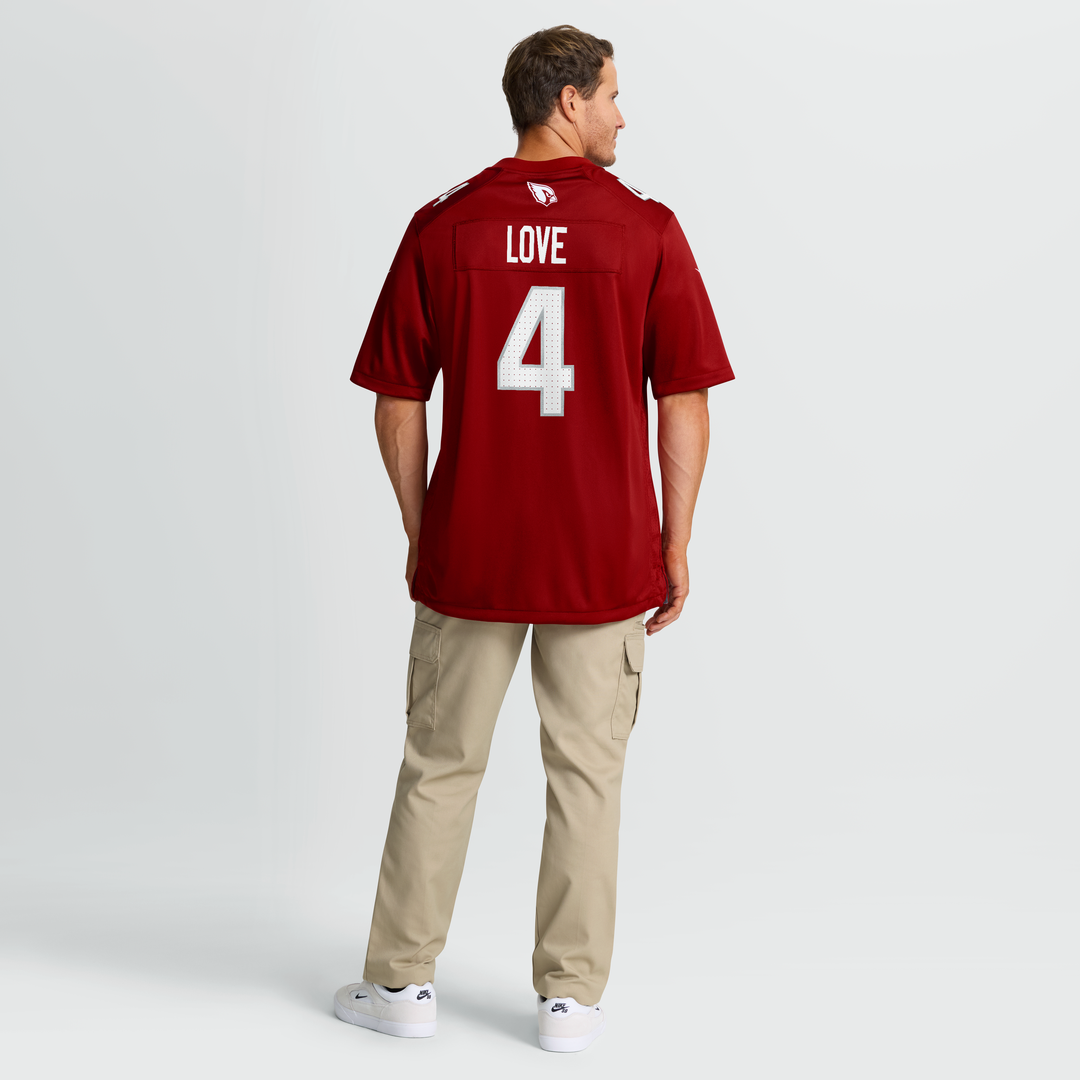 Arizona Cardinals Jeremiyah Love Nike White Game Jersey